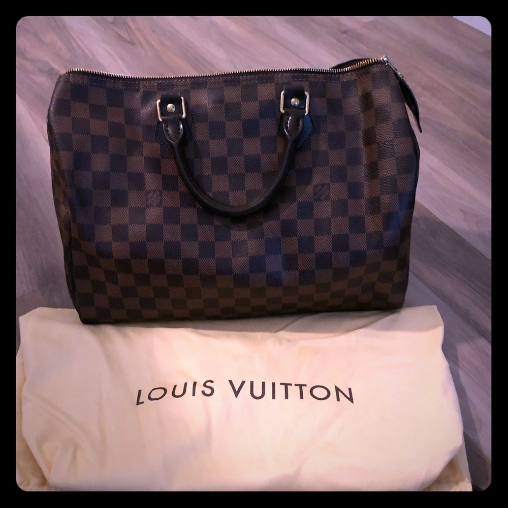 Authentic Louis Vuitton Speedy 35 - Damier Ebene